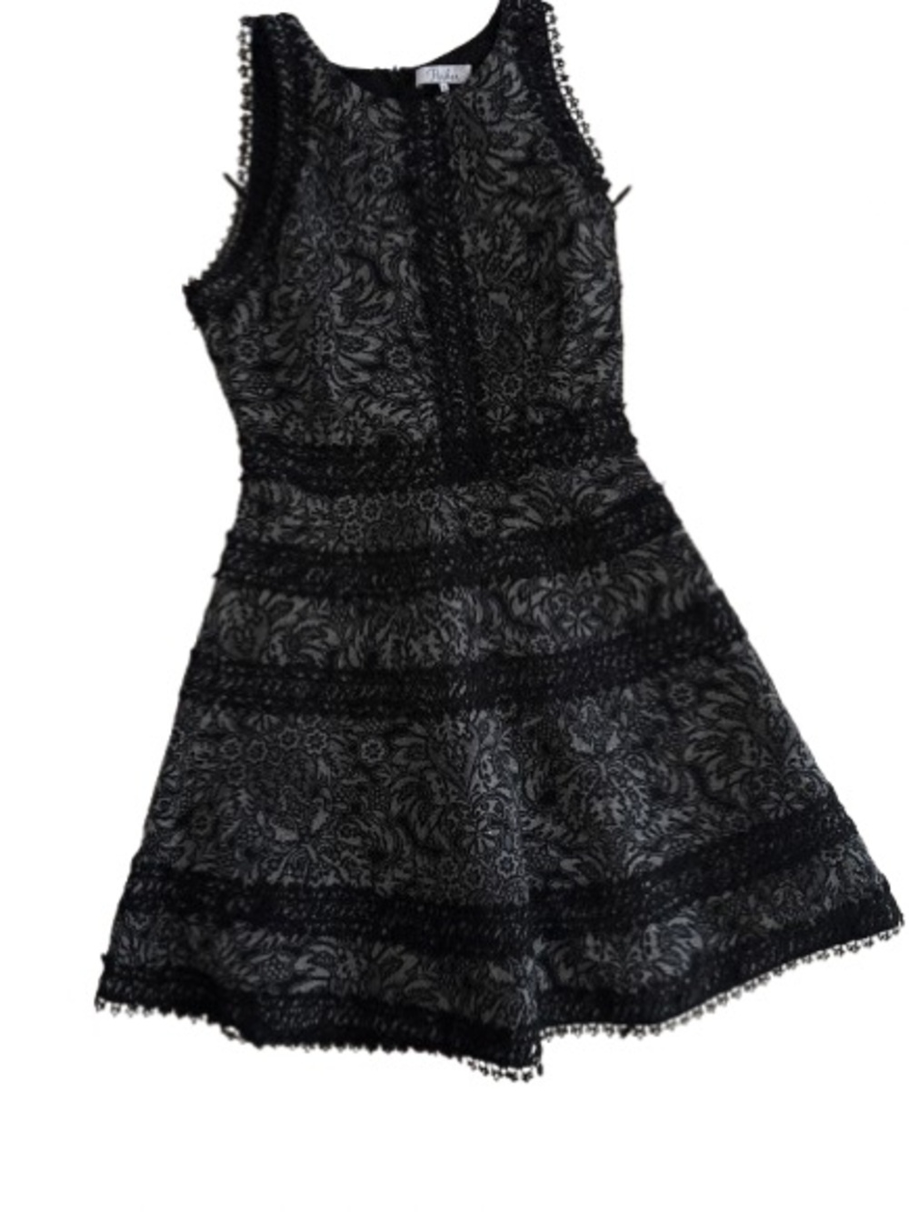 Parker Black Lace A-Line Formal Dress